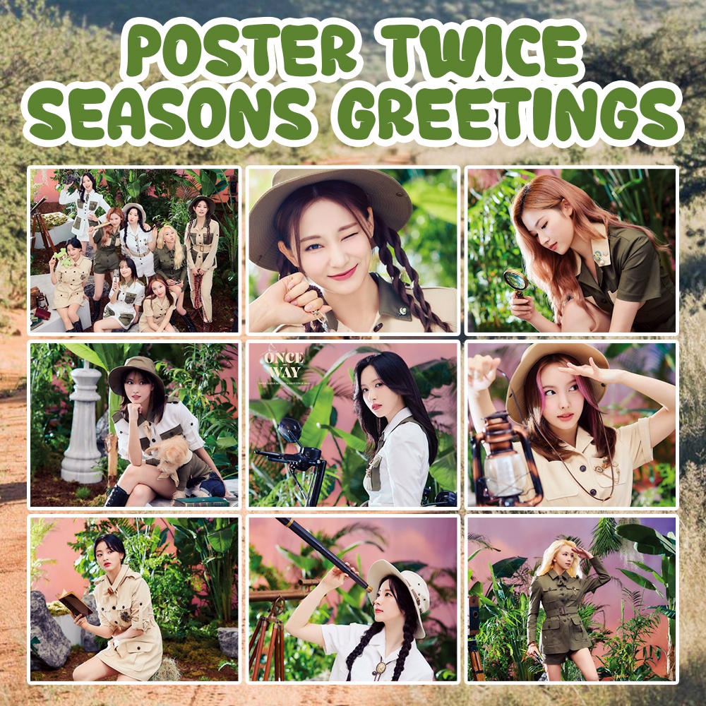 Jual Bebas Pilih Poster Photocard Twice Seasons Greetings A A