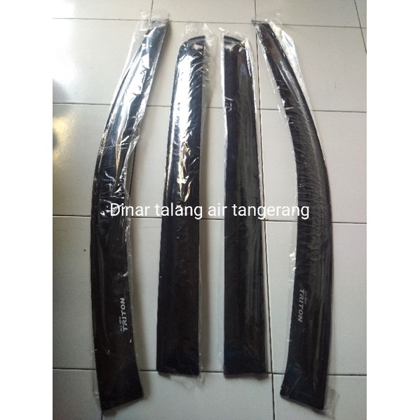 Jual Talang Air Pintu Mobil Mitsubishi All New Triton Model Slim Tahun