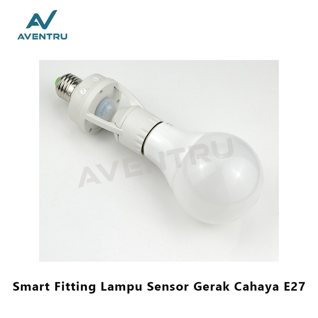 Jual Smart Fitting E27 Lampu Bohlam Dengan Infrared PIR Motion Sensor