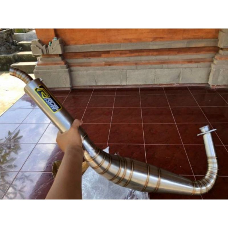 Jual Knalpot Rx King Kolong Telo Kobra Full Stainless Garing Ngencring