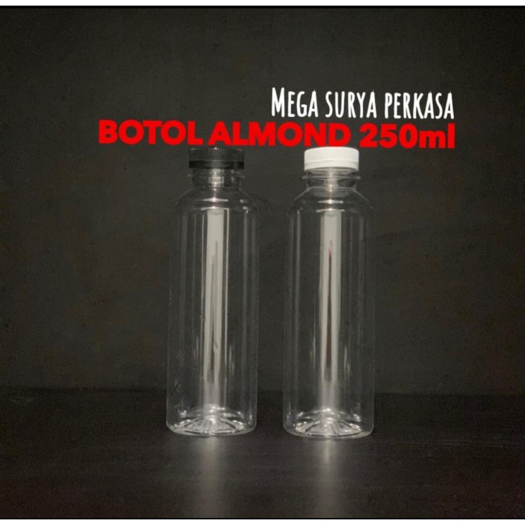 Jual Botol Almond Ml Botol Plastik Ml Pcs Shopee Indonesia