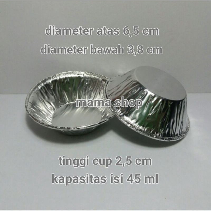 Jual Cup Aluminium Foil Kotak Kecil Maupun Bulat Kecil Untuk