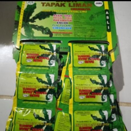 Jual HERBAL DAUN TAPAK LIMAN KAPSUL ASAM URAT PENGAPURAN TULANG