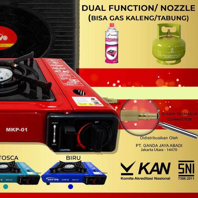 Jual Kompor Gas Portable Myvo Tungku In Gas Lpg Gas Kaleng Sni