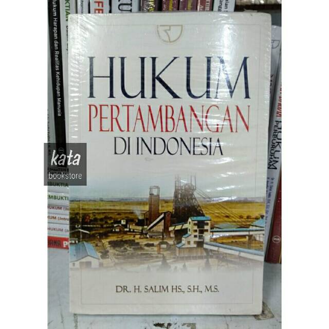 Jual Buku HUKUM PERTAMBANGAN DI INDONESIA Salim Hs Shopee Indonesia