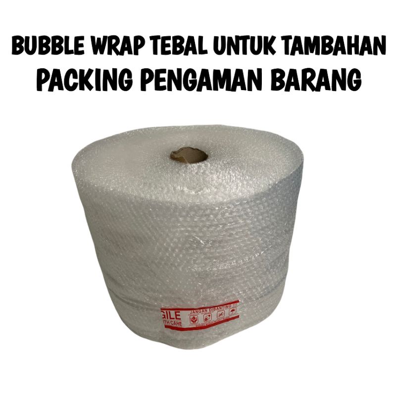 Jual Bubble Wrap Tebal Untuk Tambahan Packing Pengaman Barang Shopee