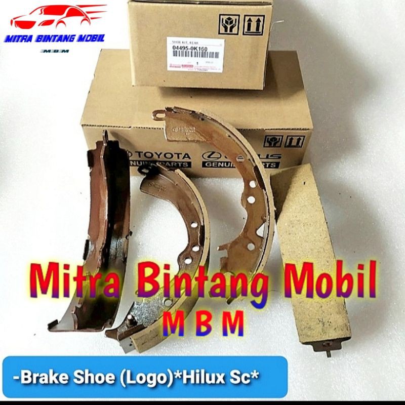 Jual Brake Shoe Kampas Rem Belakang Toyota Hilux Single Cabin