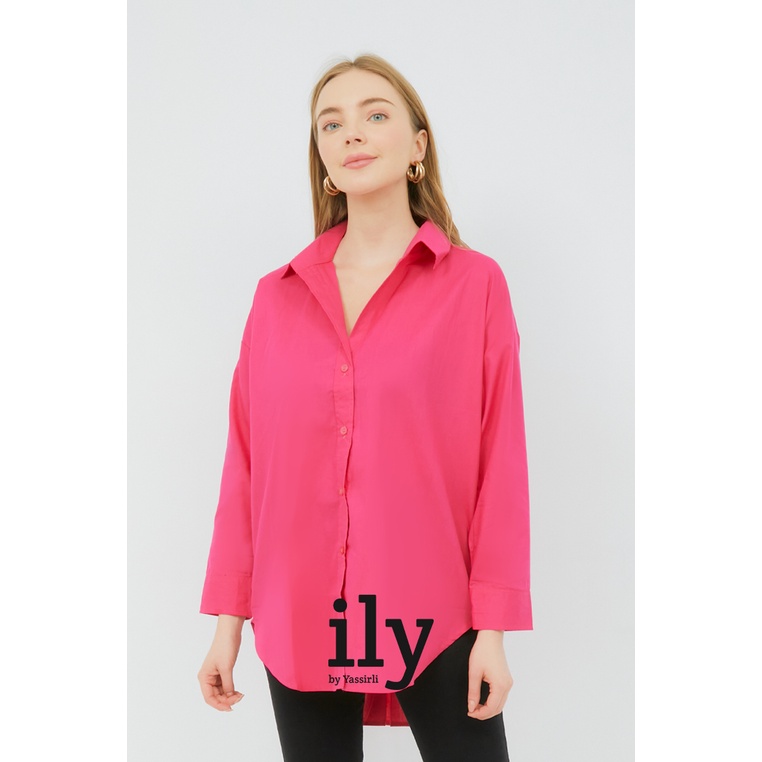 Jual Ily By Yassirli Poplin Oversized Shirt Shopee Indonesia