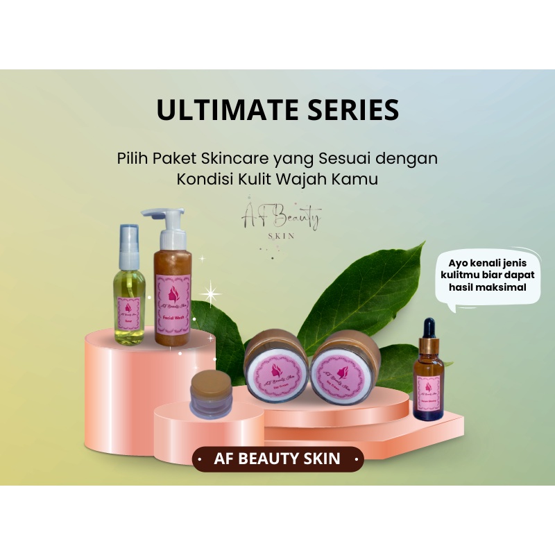 Jual AF BEAUTY SKIN ULTIMATE SERIES PAKET WAJAH FLEK KERUTAN