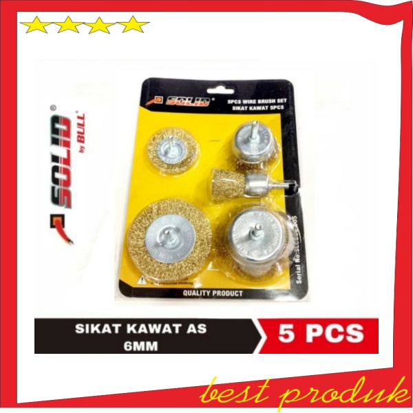 Jual Sikat Kawat Piring Mangkok Mini Grinder SET 5pcs Mata Bor Rotary