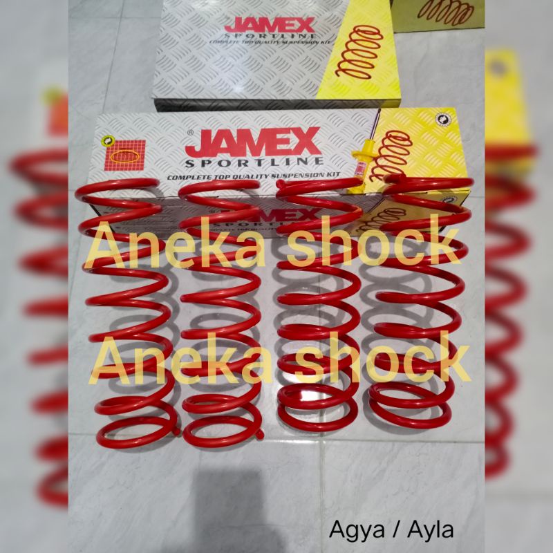 Jual Paket Per Keong Merk Jamex Toyota Agya Ayla Depan Belakang