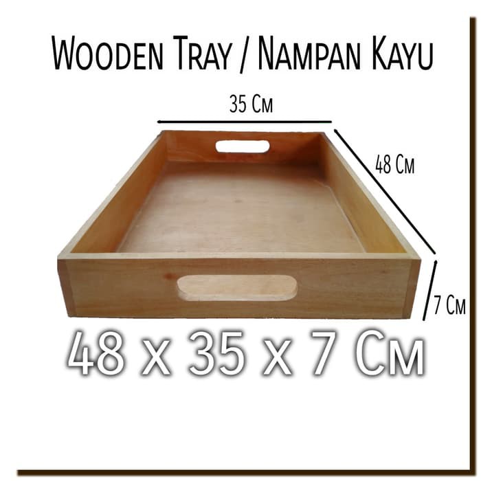 Jual Wooden Tray X X Nampan Kayu Kotak Seserahan Kayu Kotak