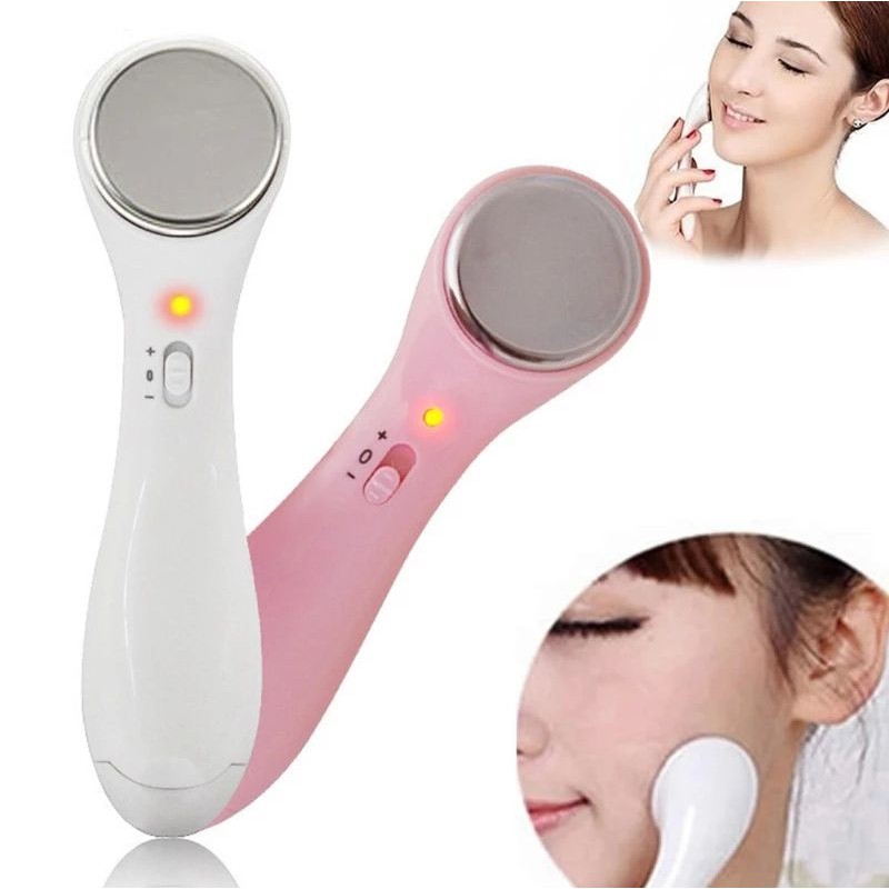 Jual Alat Pijat Wajah Setrika Wajah Ion Face Roller Jade Massager Skin