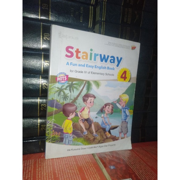 Jual ORIGINAL BUKU STAIRWAY A FUN AND EASY ENGLISH BOOK 4 Shopee