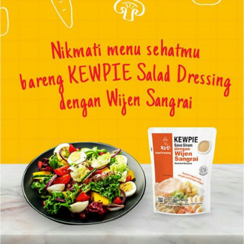 Jual 100ML KEWPIE SAUS SIRAM DENGAN WIJEN SANGRAI ROASTED SESAME