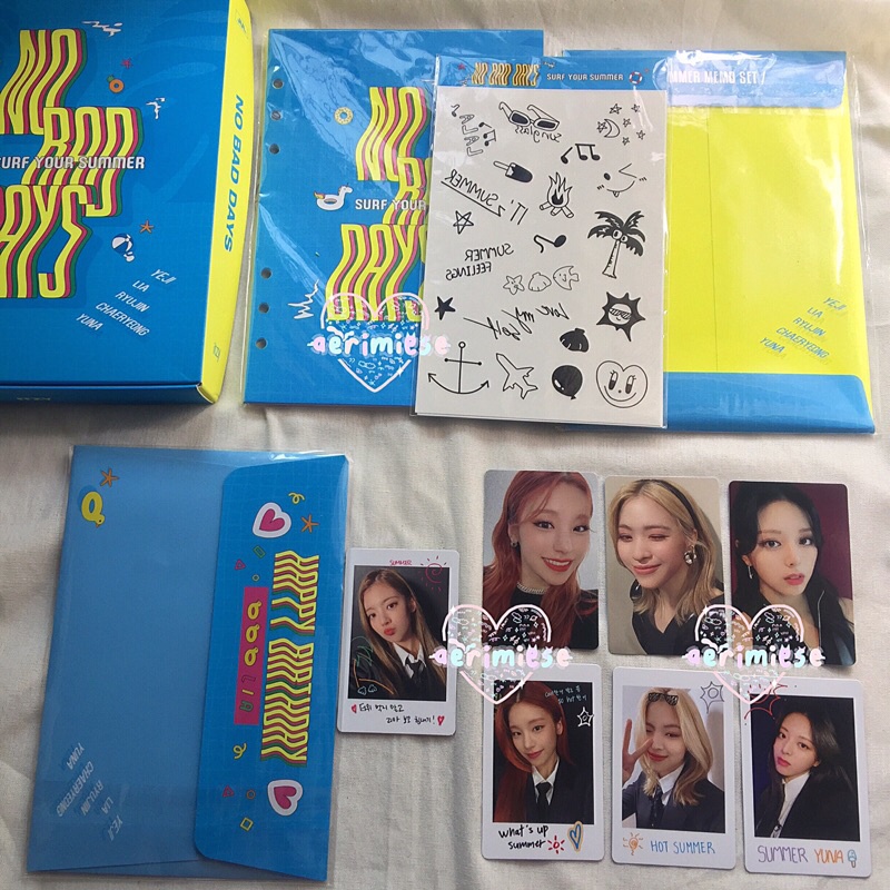 Jual Itzy No Bad Days Nbd July Polaroid Photocard Yeji Lia Ryujin Yuna