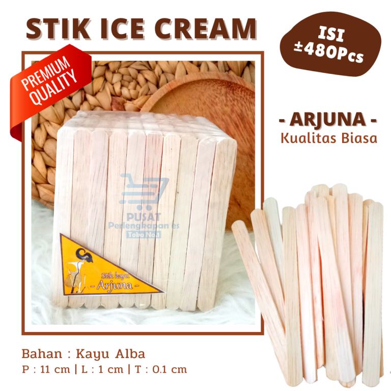 Jual Stik Es Krim Isi Pcs Stick Es Krim Art Kerajinan Tangan Stik