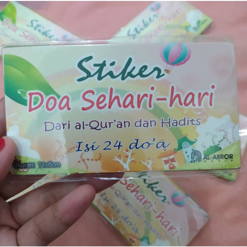 Jual Sticker Doa Sehari Hari Sticker Doa Harian 24 Doa Harian 24