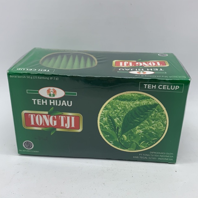 Jual Tong Tji Teh Hijau Celup Amplop S Green Tea Barcode