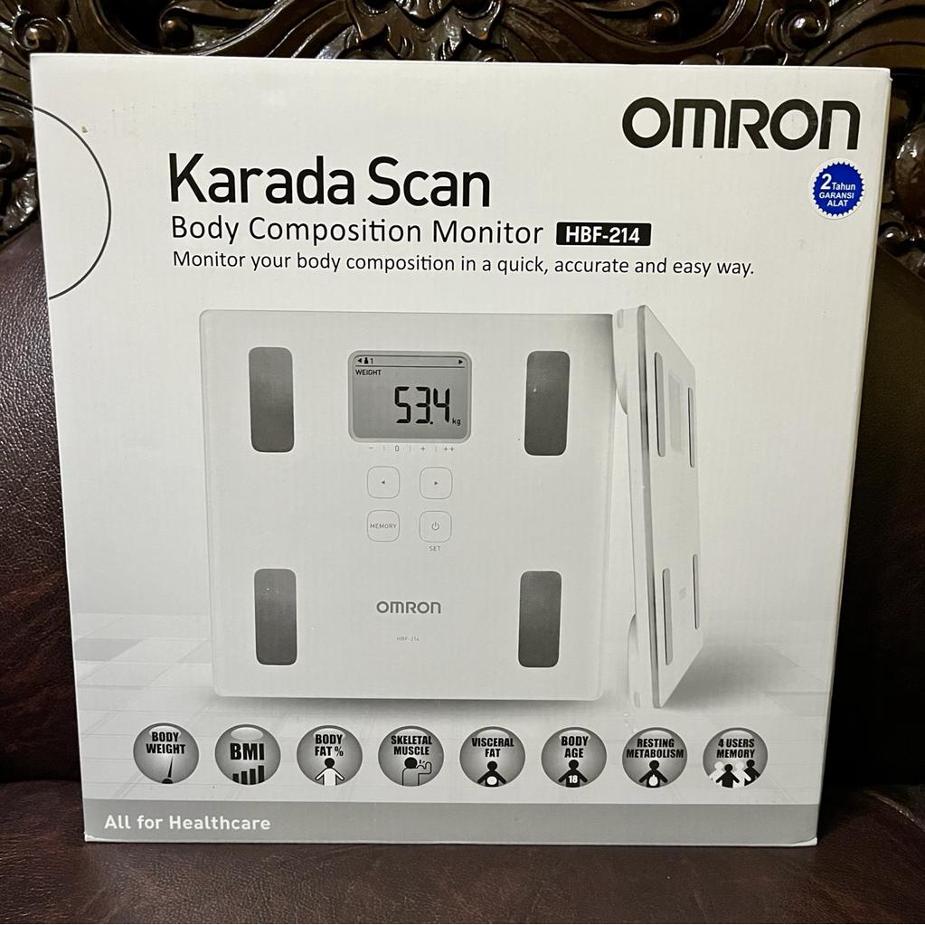 Jual TIMBANGAN OMRON KARADA SCAN HBF 214 BODY FAT COMPOSITION MONITOR