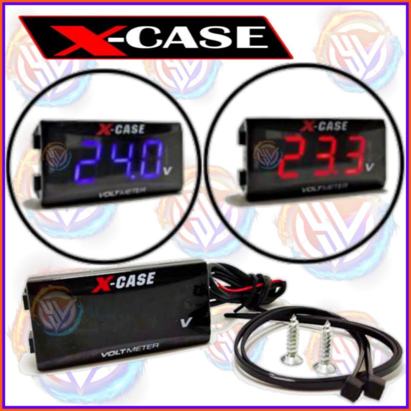 Jual Voltmeter Aki Waterproof Pengukur Aki V Shopee Indonesia