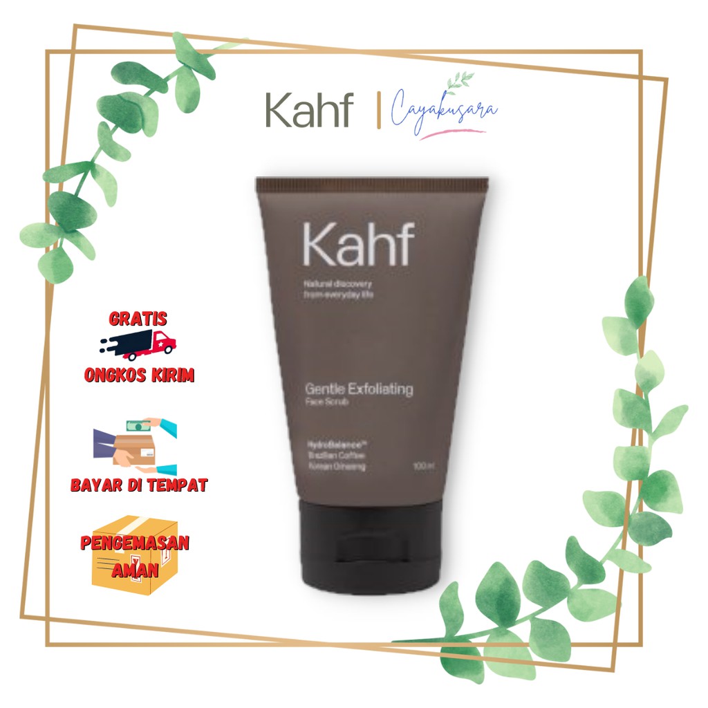 Jual Kahf Gentle Exfoliating Face Scrub 100 Ml Memudarkan Noda Hitam