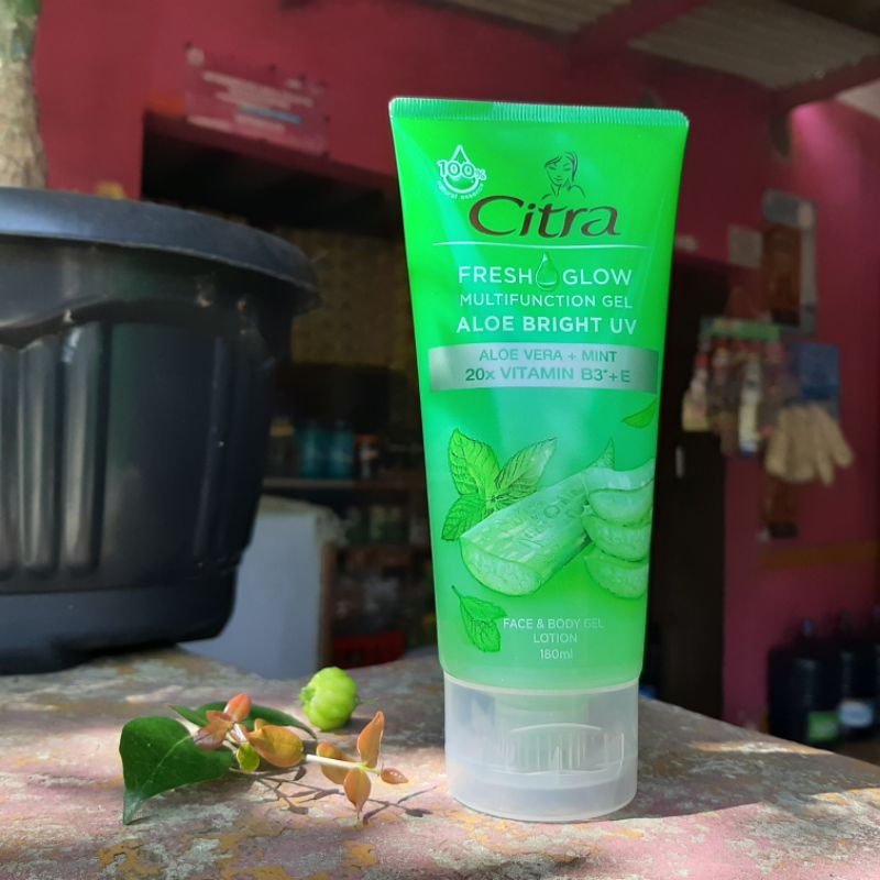 Jual CITRA FRESH GLOW MULTIFUNCTION GEL ALOE BRIGHT UV ALOE VERA