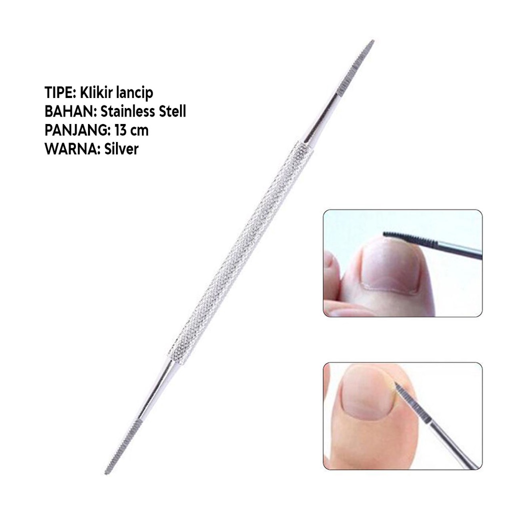 Jual Alat Manicure Pedicure Cuticle Pusher Perawatan Pembersih Kuku