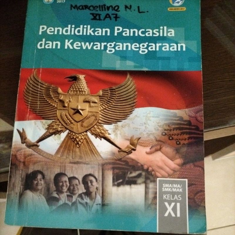 Jual Buku Paket Pendidikan Pancasila Dan Kewarganegaraan Untuk Sma Ma