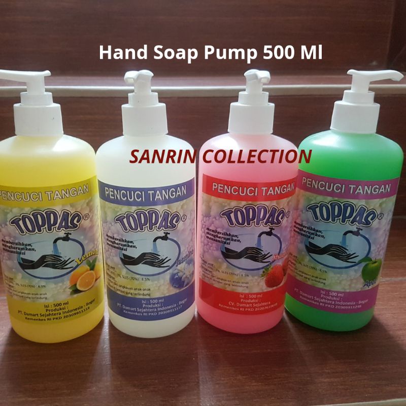 Jual TOPPAS Hand Soap Sabun Cuci Tangan Pump Handsoap Murah Wangi