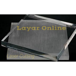 Jual Laser Cutting Acrylic Bebas Custom Akrilik Lingkaran Persegi