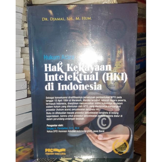 Jual Buku Hukum Acara Hak Kekayaan Intelektual HKI Di Indonesia Djamal