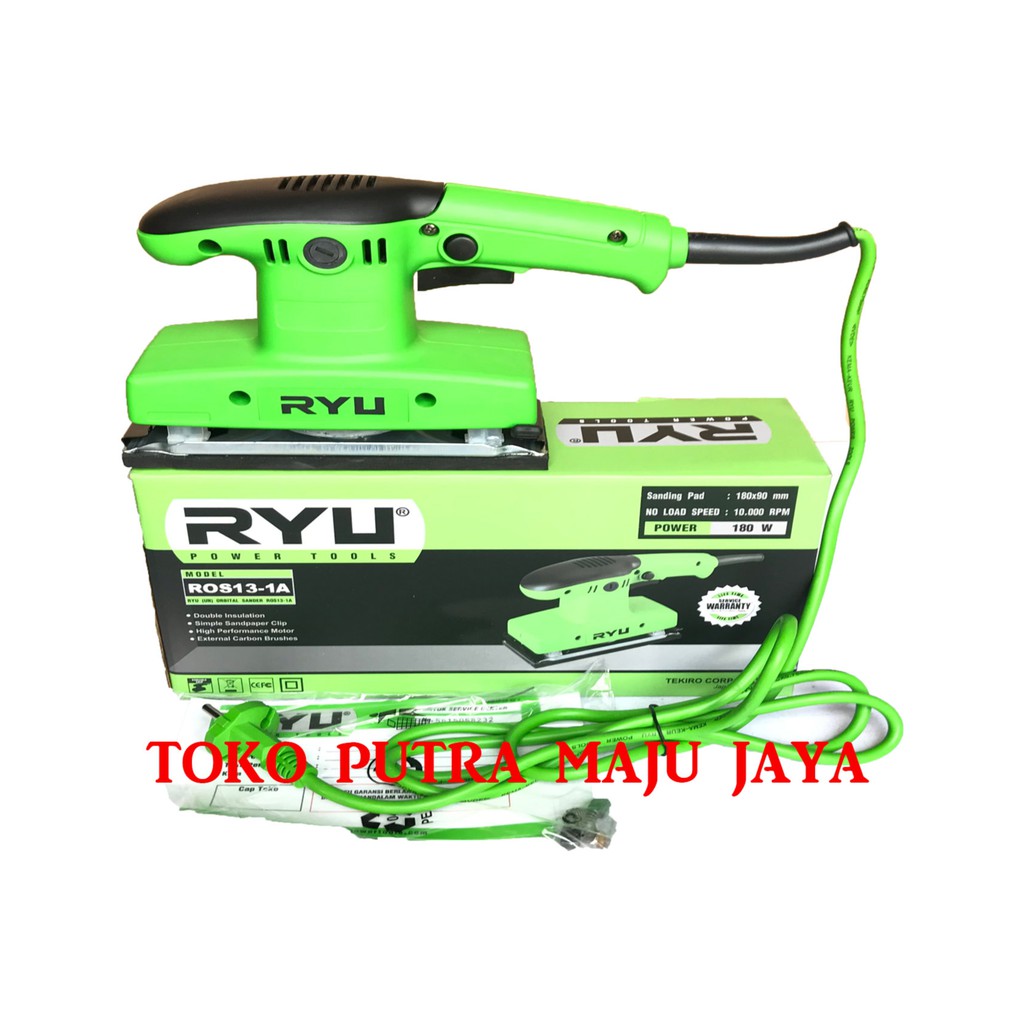 Jual Mesin Orbital Sander RYU ROS 13 1 A Mesin Amplas RYU Shopee