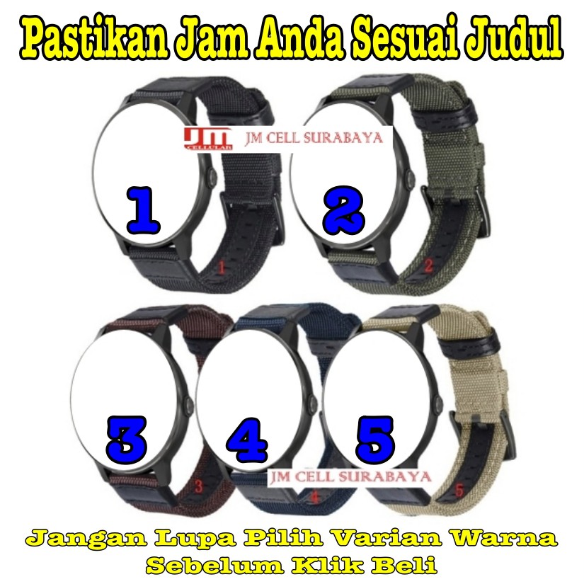 Jual Tali Strap Woven Nylon Untuk Jam Samsung Galaxy Watch Mm