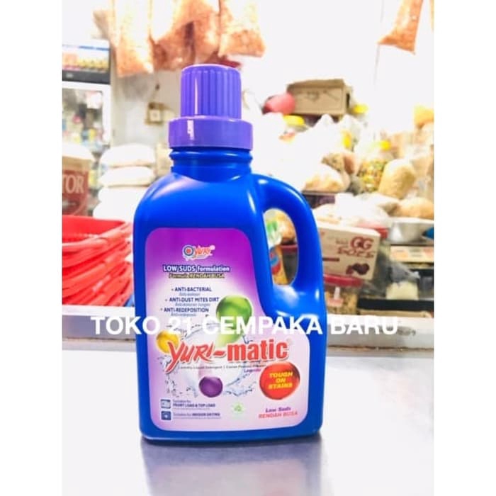 Jual Yuri Matic Cair Low Suds Lavender Botol Kg Deterjen Yuri Matic