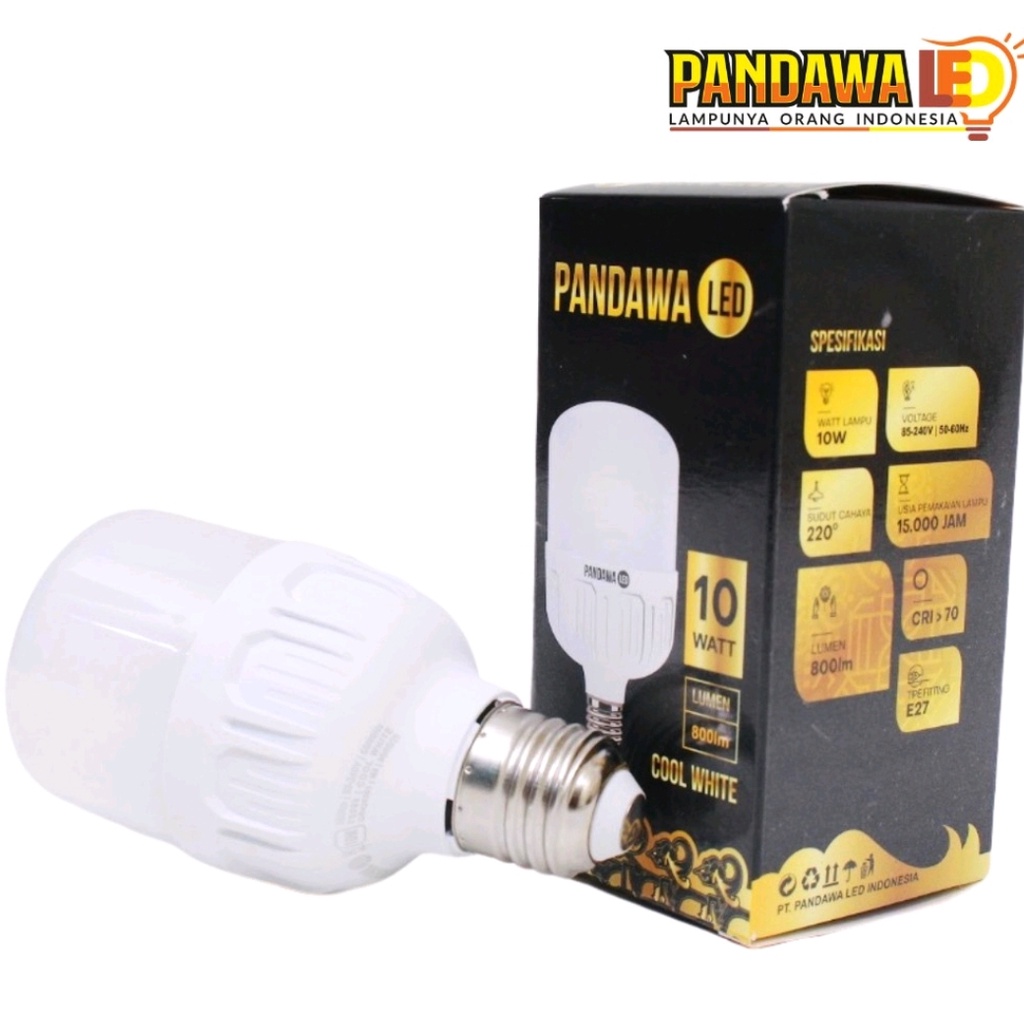 Jual Pandawa Lampu Led Jumbo Watt Cahaya Putih Shopee Indonesia