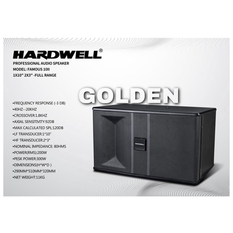 Jual Speaker Pasif Hardwell Famous Ii Original Passive Inch