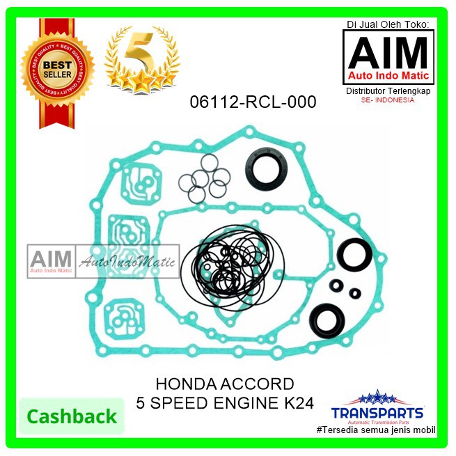 Jual Packing Set Matic Honda Accord Engine K24 Auto Seal Kit 06112 RCL