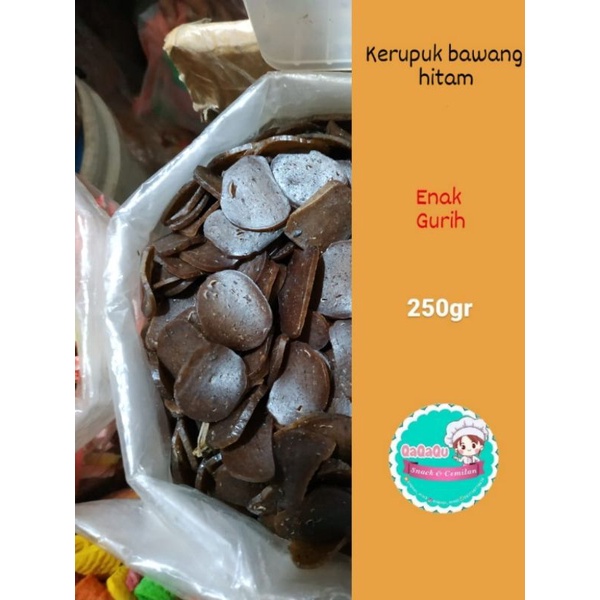 Jual KERUPUK BAWANG HITAM MENTAH Shopee Indonesia