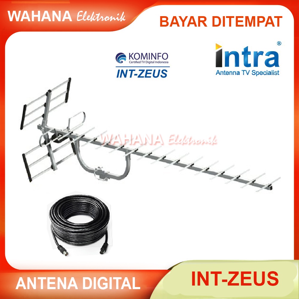 Jual Antena TV Outdoor Digital INTRA INT ZEUS Untuk STB Set Top Box