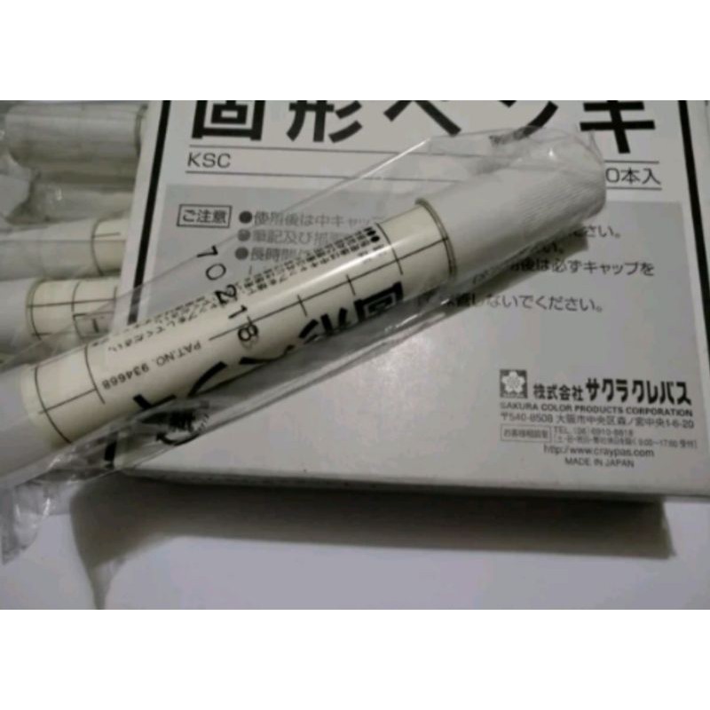 Jual Solid Steel MARKER White SAKURA Spidol Penanda Besi Permanen