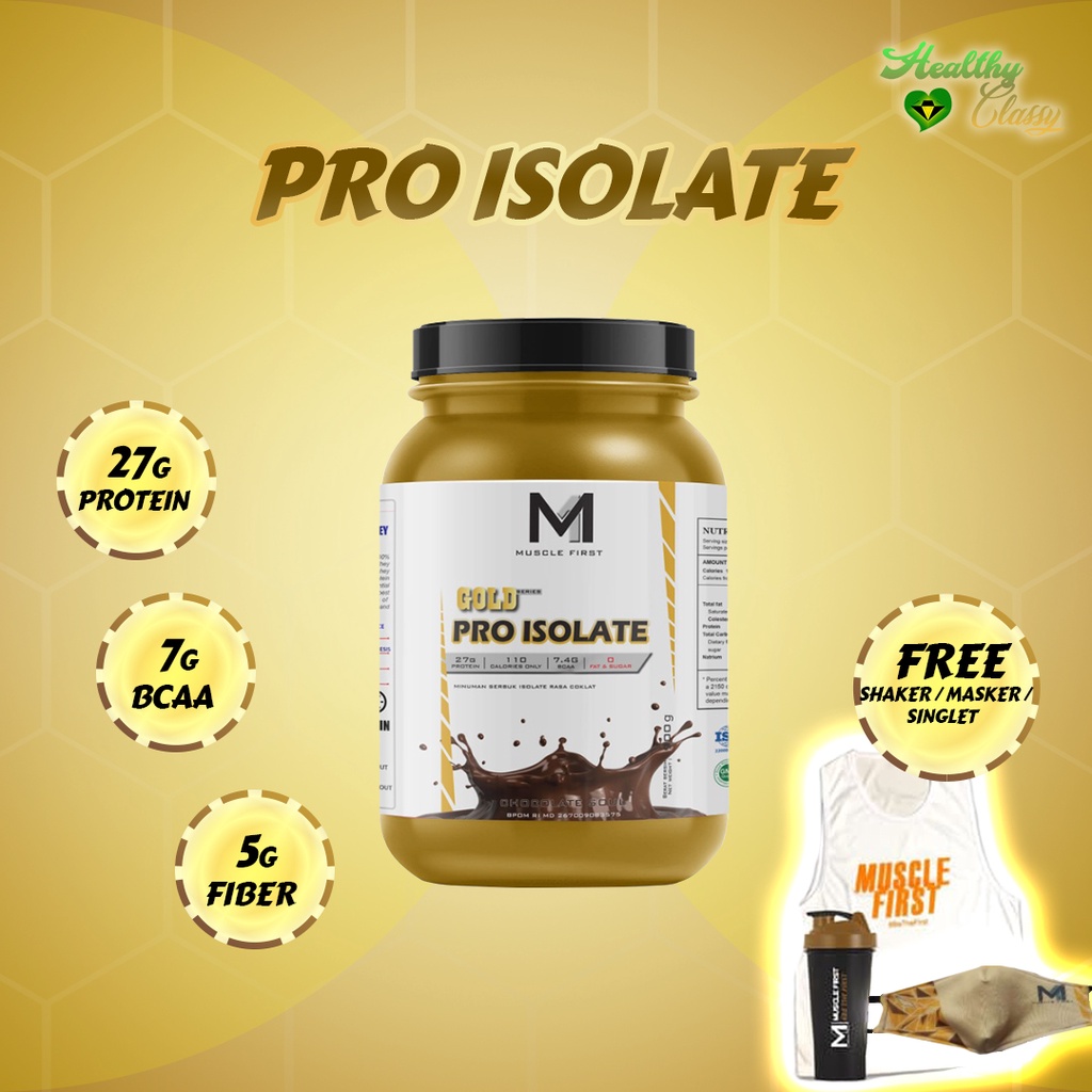 Jual M Muscle First Gold Pro Isolate Whey Protein Isolate Wpi