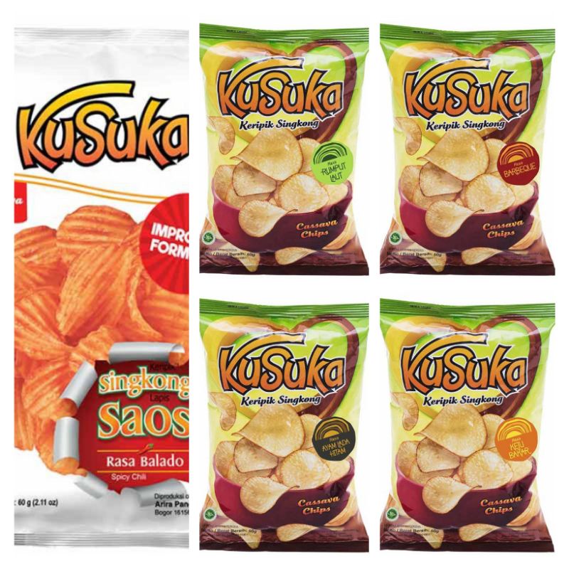 Jual Kusuka Keripik Singkong Lapis Saos Glazzed Cassava Chips Keju