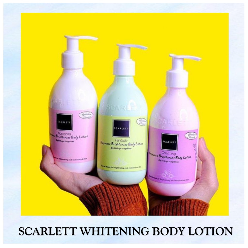 Jual Scarlett Whitening Body Lotion By Felicya Angelista Ml