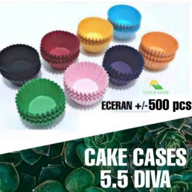 Jual DAPURMAMI Diva Cake Cases 5 5 Kertas Cupcake Kue Kertas Nastar