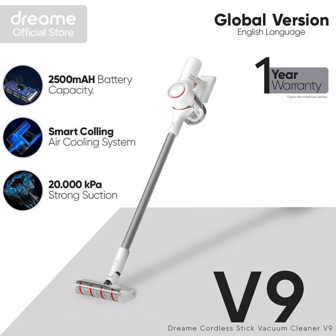 Jual Dreame V9 Handheld Vacuum 20000Pa Suction Cordless Penyedot Debu