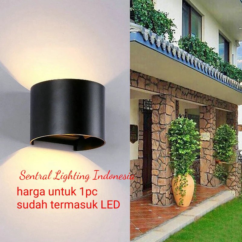 Jual SL212 LAMPU DINDING LED OUTDOOR MINIMALIS TAMAN SOROT WATERPROOF