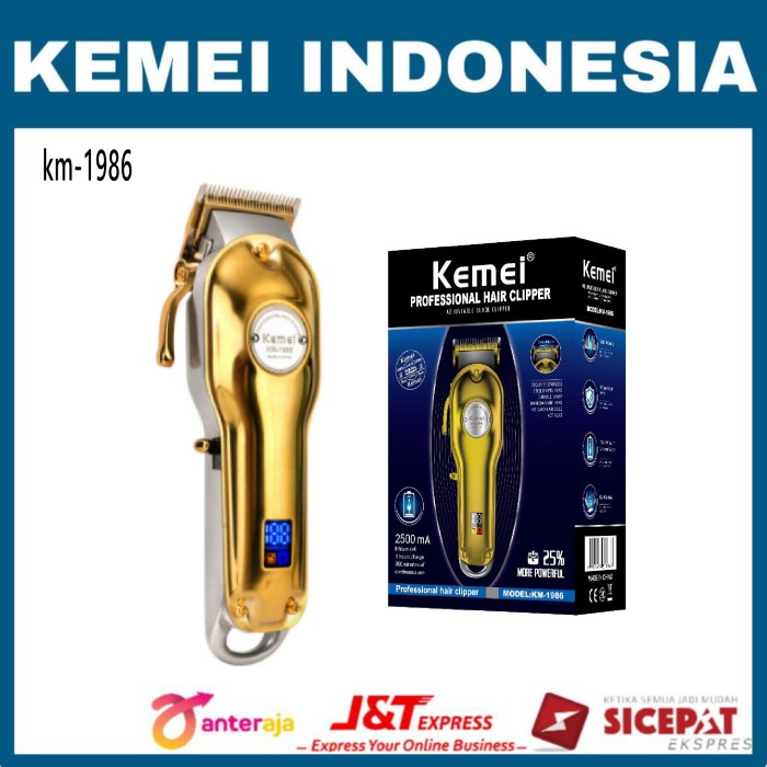 Jual Kemei Indonesia Kemei Km 1986 Hairclipper Profesional Alat Cukur