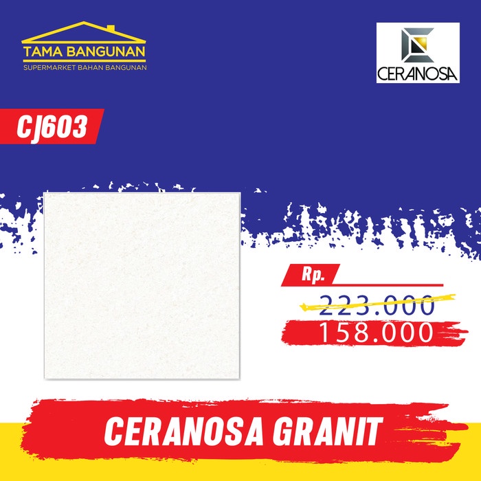 Jual CERANOSA GRANIT CRYSTAL WHITE 60X60 CJ603 Shopee Indonesia