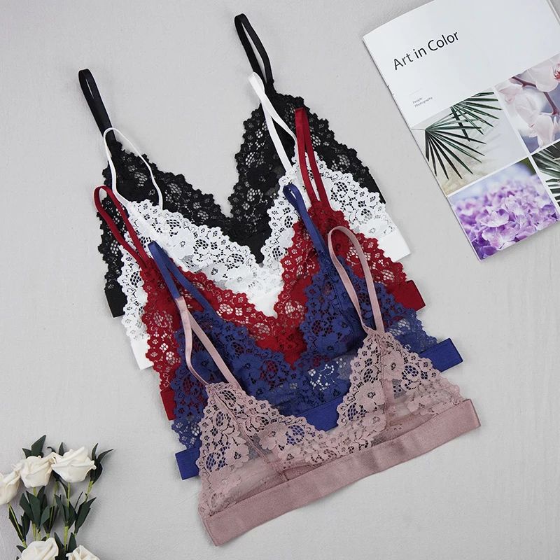 Jual Scarlett Lace Bra Sexy Transparant Bh Tidur Wanita Hot Cosplay